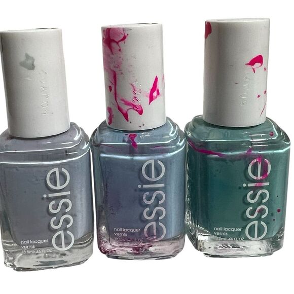 Essie Nail Polish Trio Set Quick Dry Multicolor 0.46 fl oz Each - Picture 1 of 4